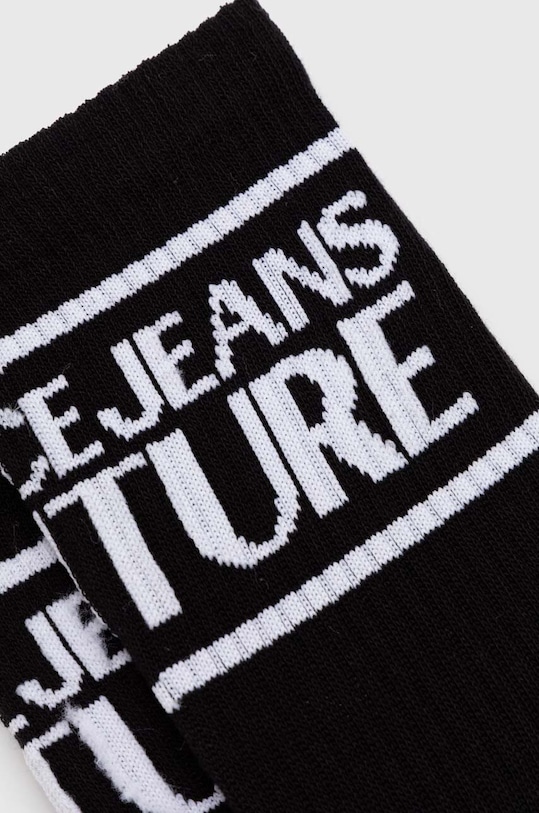 Ponožky Versace Jeans Couture 77GA0J04.ZG079 čierna AW24