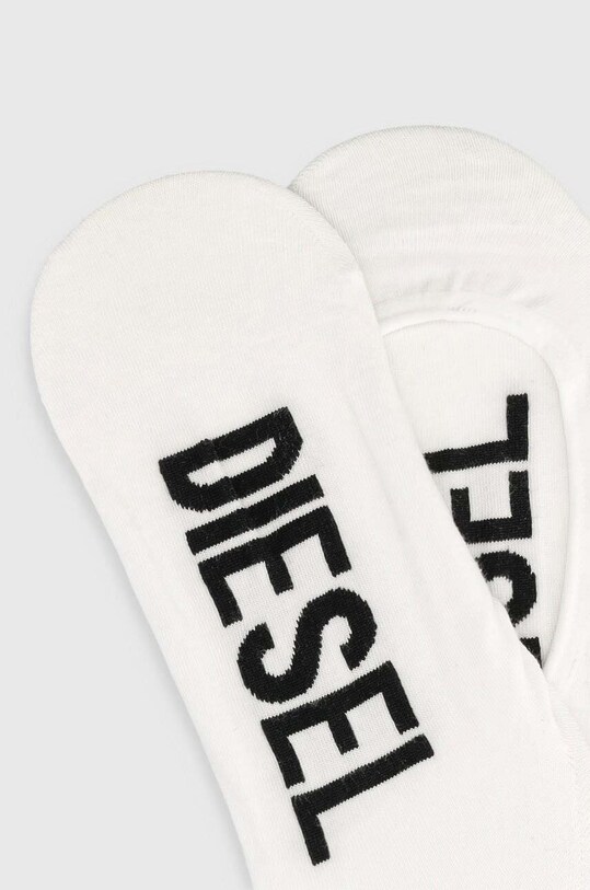 Шкарпетки Diesel SKM-HIDEPAT-TWOPACK SOCKS 2PACK 2-pack 00S0MG.0IQAS білий AW24
