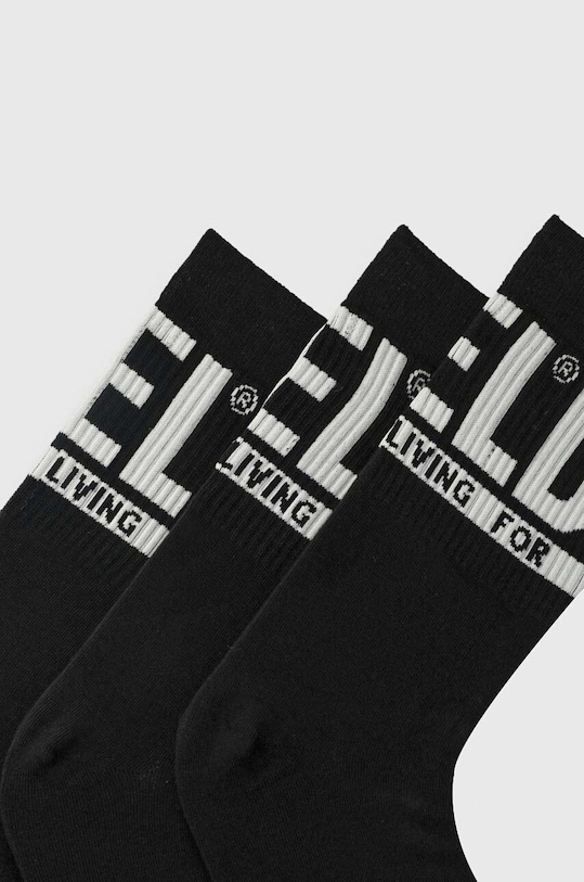 Diesel sosete SKM-RAY-THREEPACK 3-pack 00SAYJ.2QATV negru SS25