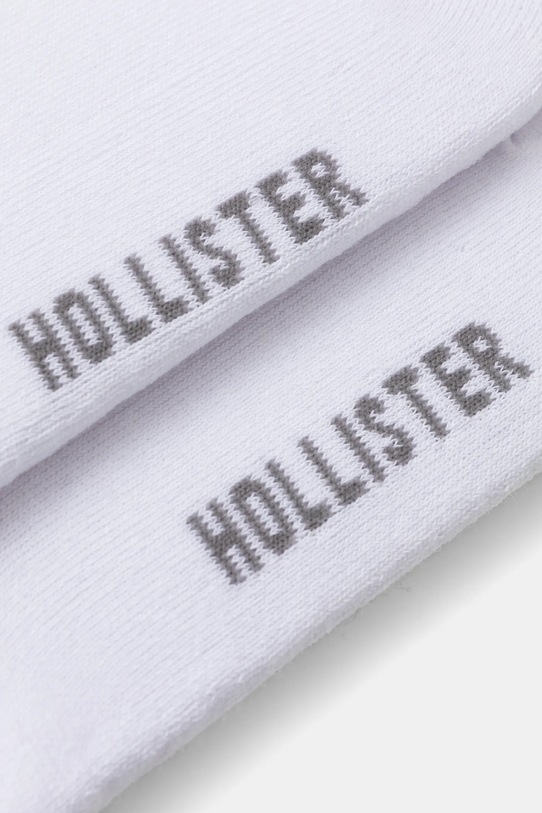 Hollister Co. skarpetki 5-pack KI312.4001.100 biały AW24