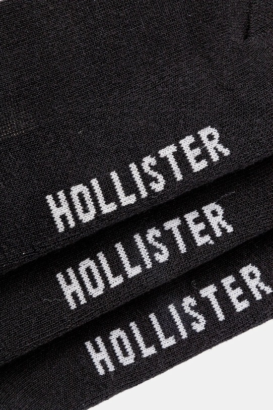 Hollister Co. skarpetki 5-pack KI312.4001.900 czarny AW24