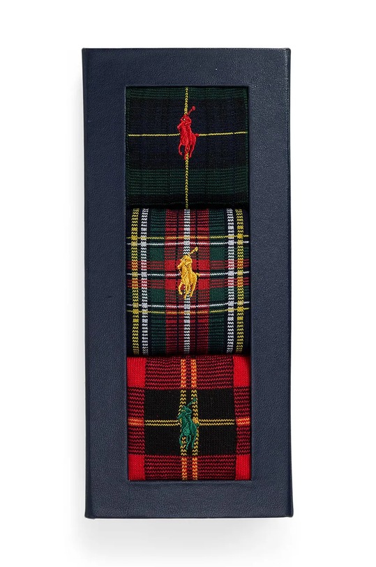 Ponožky Polo Ralph Lauren 3-pack 449958859 šedá AW24