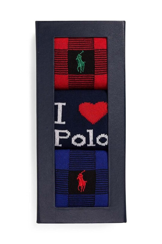 Шкарпетки Polo Ralph Lauren 3-pack 449958863 сірий AW24