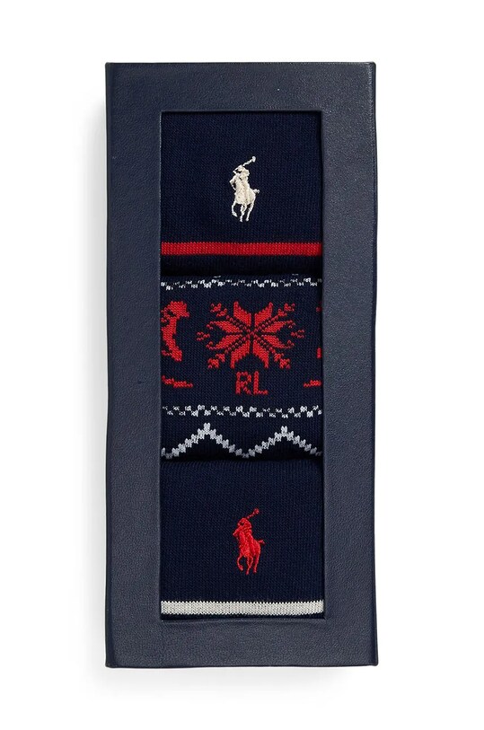 Шкарпетки Polo Ralph Lauren 3-pack 449958864 сірий AW24