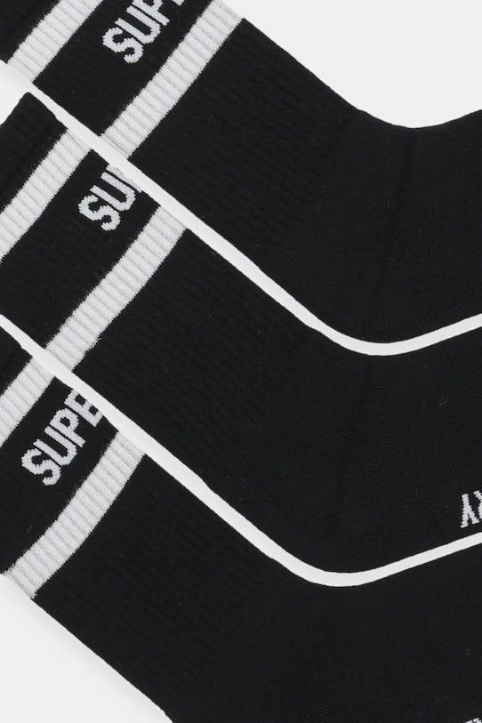 Ponožky Superdry 3-pak M3110462A.CUJ čierna AW24