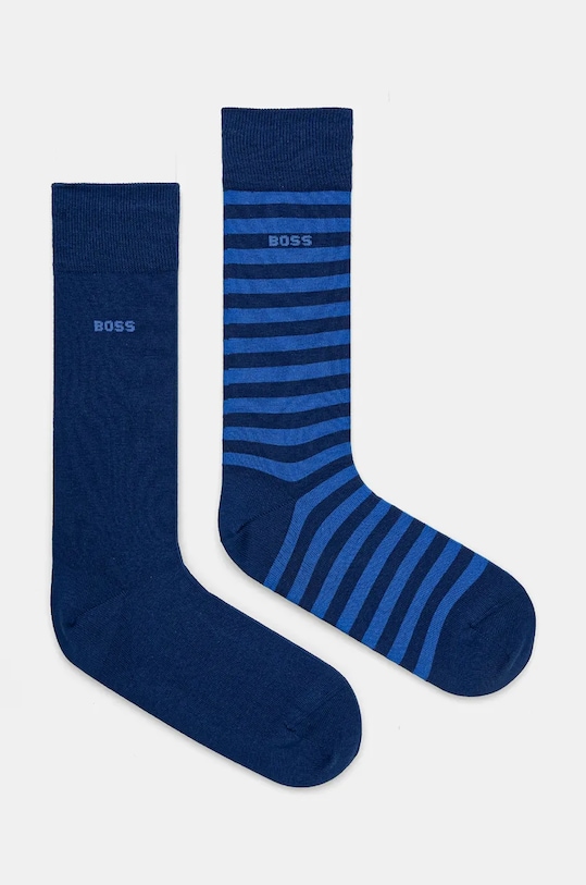 BOSS sosete 2-pack sosete lungi albastru 50518497