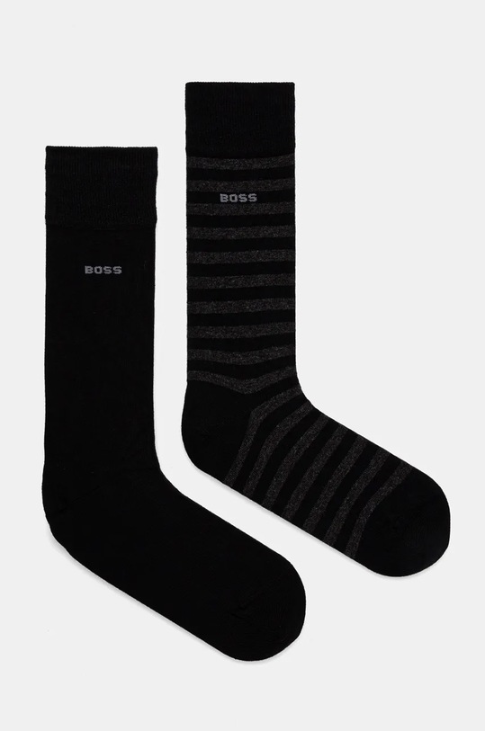 BOSS sosete 2-pack sosete lungi negru 50518497