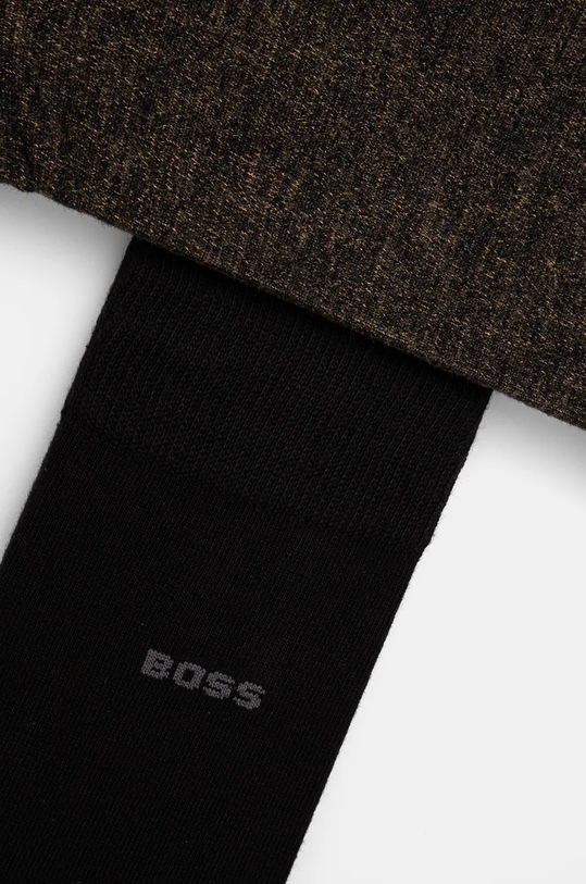 Шкарпетки BOSS 2-pack 50518531 чорний AW24