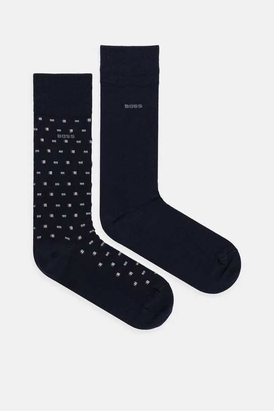 BOSS skarpetki 2-pack skarpetki długie granatowy 50524282