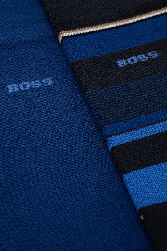 Шкарпетки BOSS 2-pack 50524321 темно-синій NC24