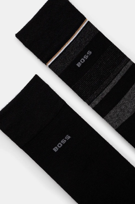 BOSS sosete 2-pack 50524321 negru NC24