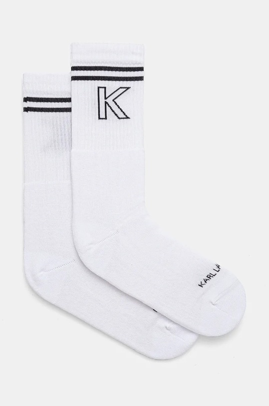 Karl Lagerfeld sosete sosete lungi alb 544101.805506