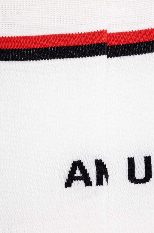 Вовняні шкарпетки AMBUSH Logo Low Soccer Socks BMRA002F24KNI0010100 білий AW24