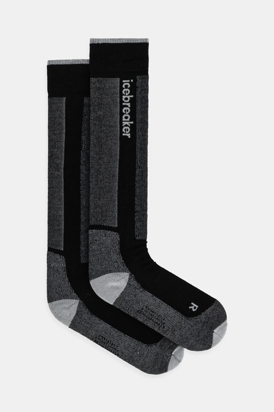 Icebreaker ciorapi de schi Merino Ski+ Light negru IB0A573N09Y1