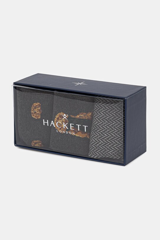 Одяг Шкарпетки Hackett London 3-pack HMU30095 сірий