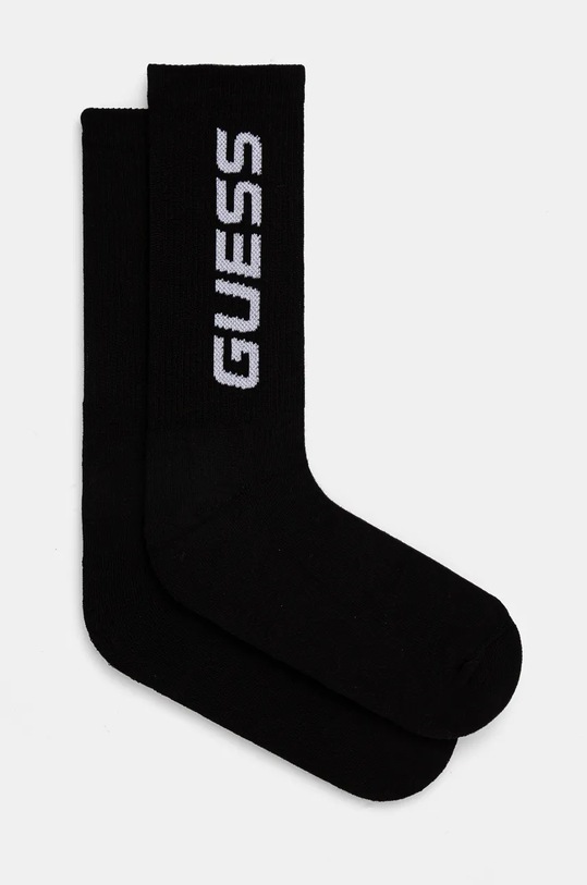 Čarape Guess visoke čarape crna Z4YZ02.ZZ00I