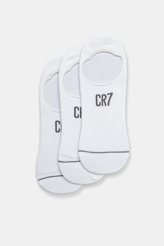 Ponožky CR7 Cristiano Ronaldo 3-pack krátké ponožky bílá 8193.65.1