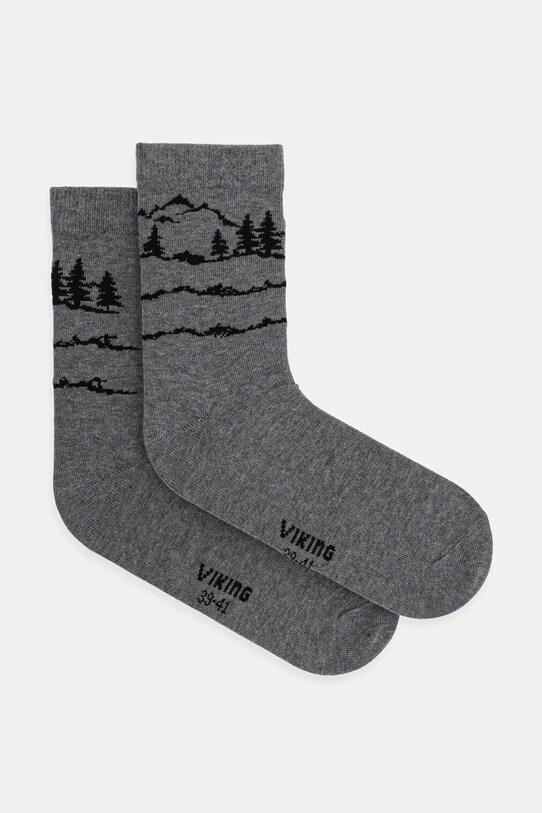 Viking sosete sosete lungi gri 920/25/9014