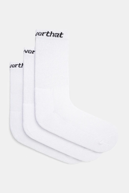 Носки thisisneverthat SP-Logo Socks 3Pack 3 шт длинные носки белый TNCO0TUNSO01