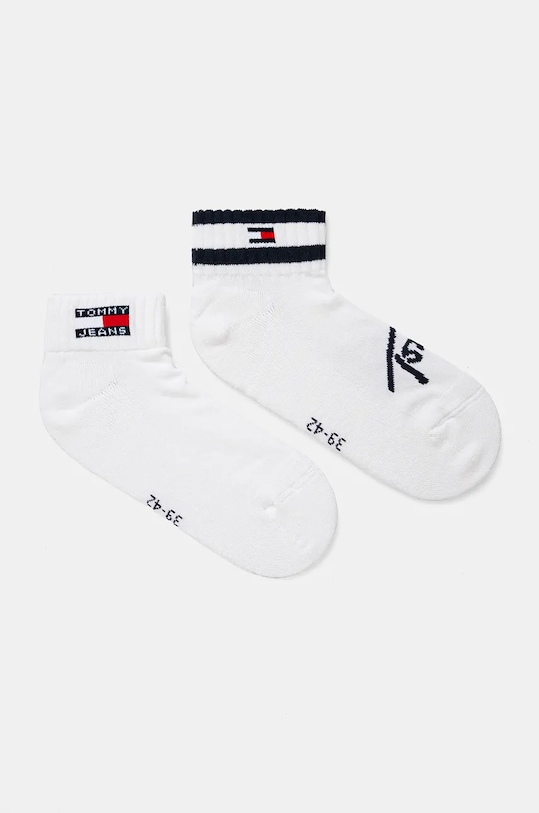 Ponožky Tommy Jeans 2-pack dlouhé ponožky bílá 701229894