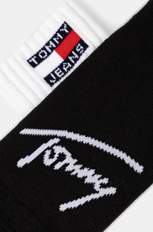 Κάλτσες Tommy Jeans 2-pack 701229894 μαύρο AW24