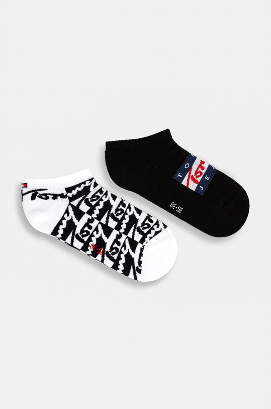 Ponožky Tommy Jeans 2-pack dlouhé ponožky černá 701229895