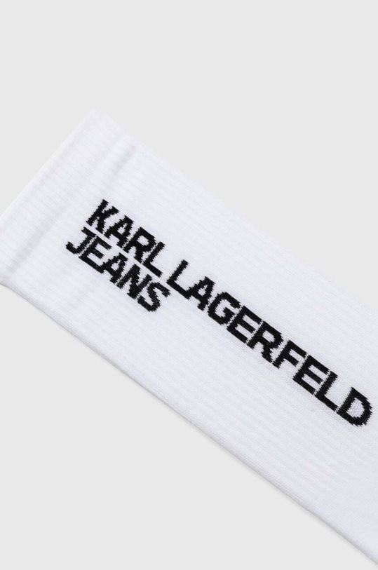 Karl Lagerfeld Jeans sosete 2-pack 245D6001 alb AW24