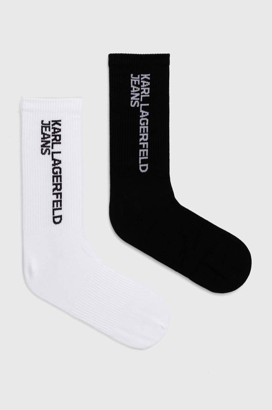Karl Lagerfeld Jeans skarpetki 2-pack skarpetki długie czarny 245D6003