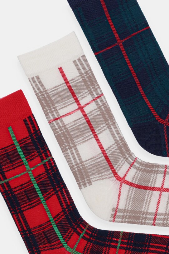 United Colors of Benetton zokni 3 pár 6AO31701A piros AW24