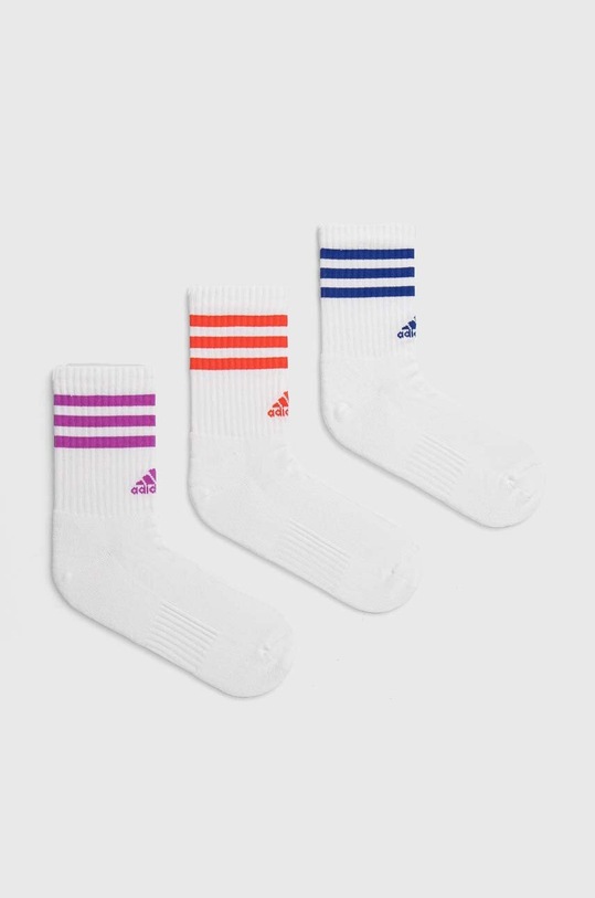 adidas skarpetki Essentials 3-pack skarpetki długie biały IZ0122