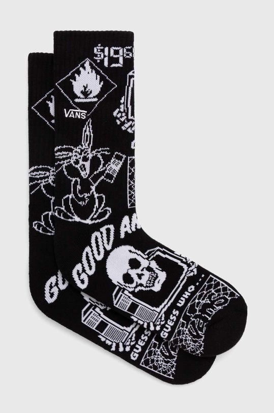 Ponožky Vans dlouhé ponožky černá VN000HT7BLK1