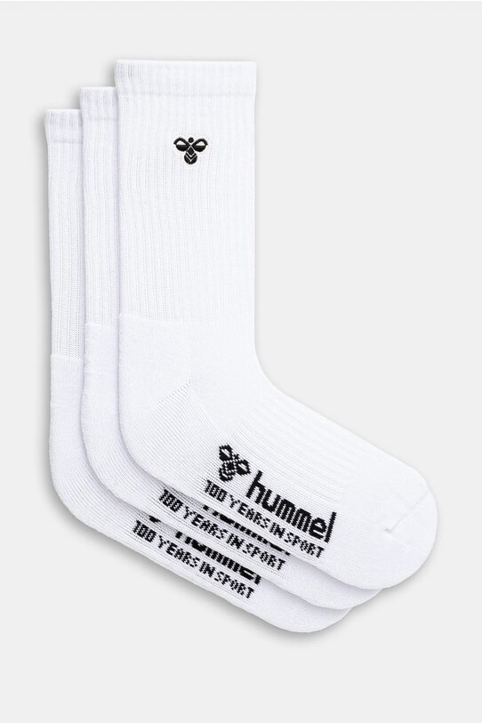 Hummel sosete 3-pack sosete lungi alb 225374