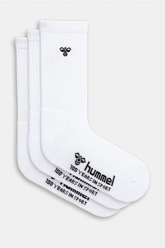 Κάλτσες Hummel 3-pack ψηλές κάλτσες λευκό 225374
