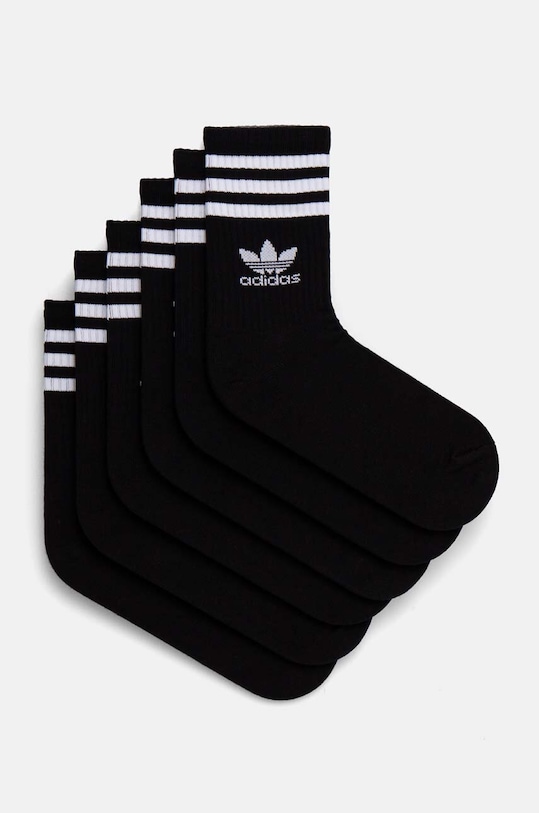 adidas Originals skarpetki Adicolor 6-pack skarpetki długie czarny JE1829