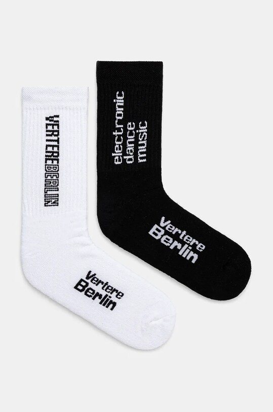 Vertere Berlin skarpetki 2-pack skarpetki długie czarny VER.SK.SET04