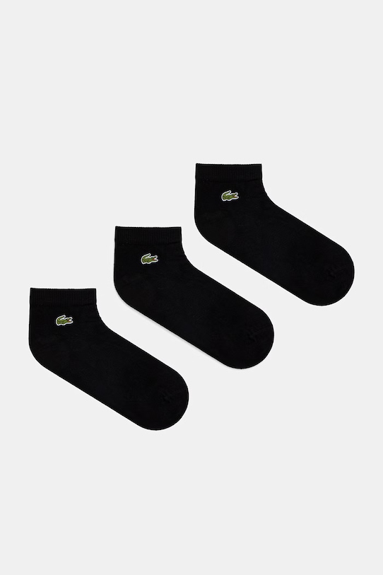Lacoste socks 3-pack low cut socks black RA2917