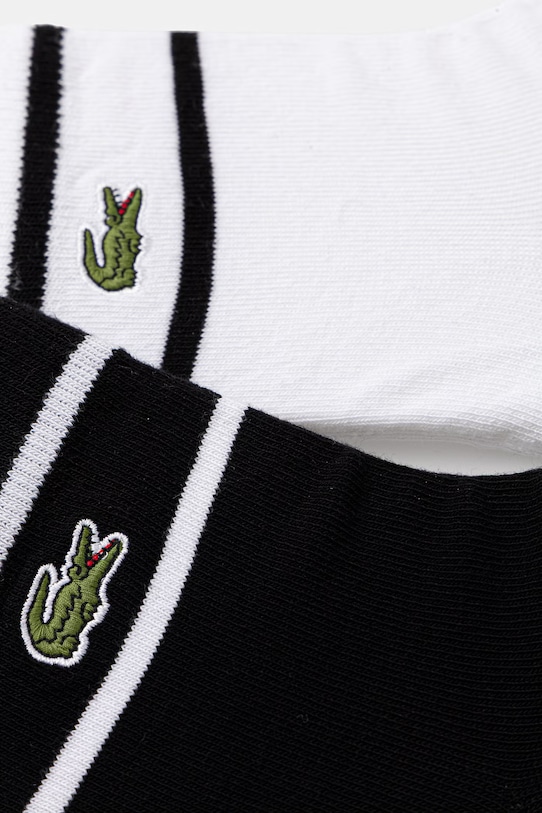 Ponožky Lacoste 2-pak RA2932 čierna SS26