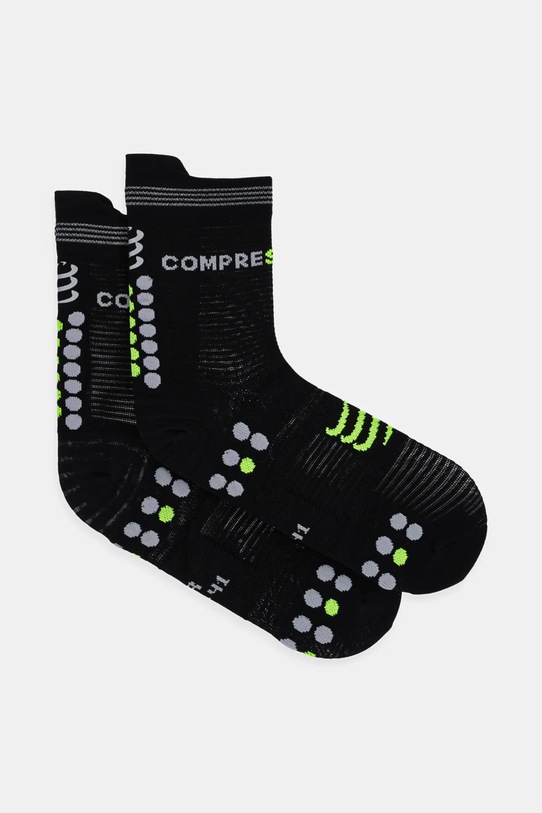 Ponožky Compressport Pro Racing Socks v4.0 Run High Flash černá SMCU300