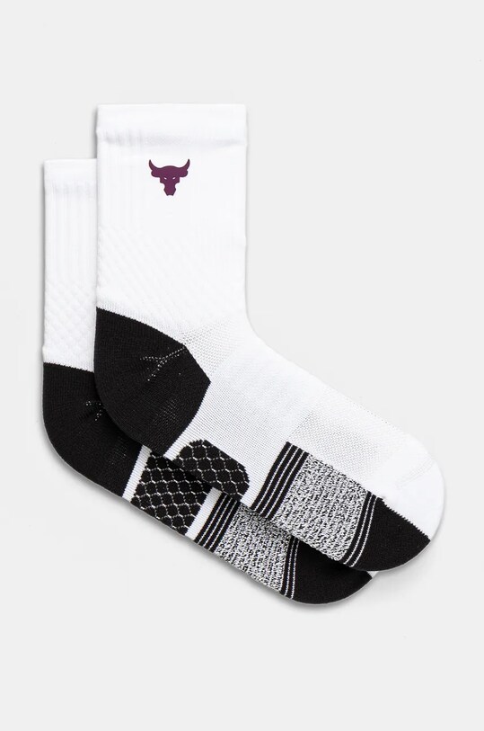 Under Armour skarpetki Projekt Rock skarpetki długie biały 1376230