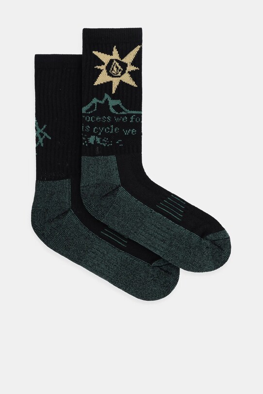Volcom skarpetki skarpetki długie czarny D6332401