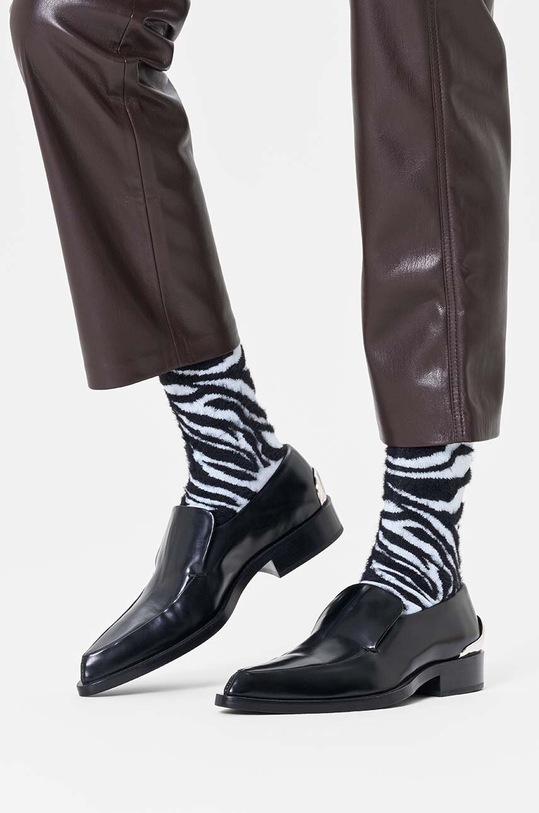 Oblečení Ponožky Happy Socks Fluffy Zebra Sock P001306 modrá