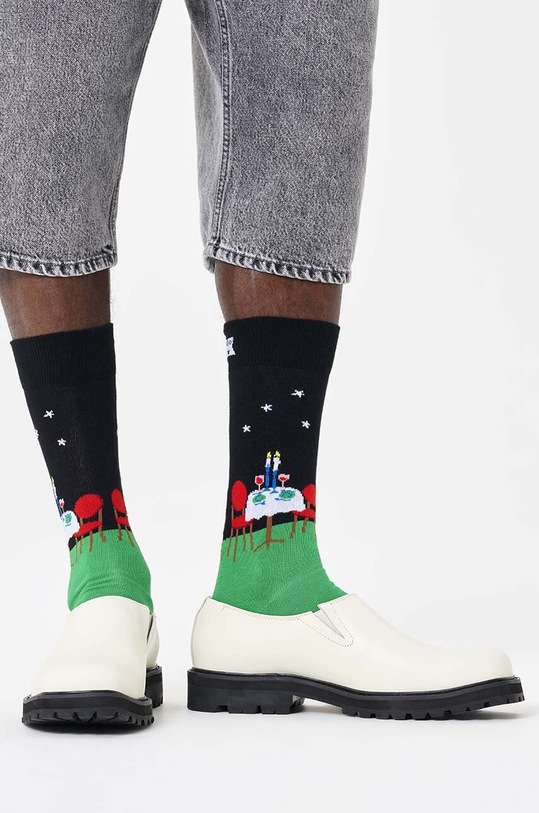 Ponožky Happy Socks Table For Two Sock P001868 námořnická modř AW24