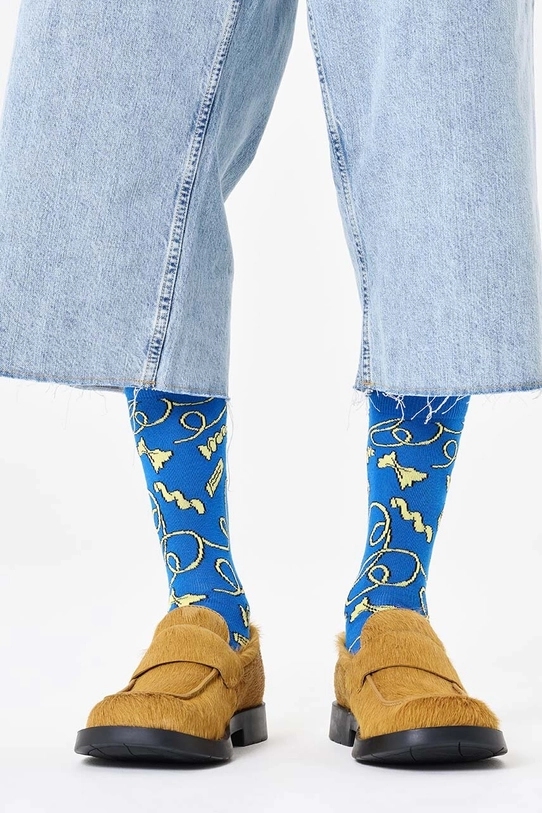 Одежда Носки Happy Socks Pasta Sock P001869 голубой