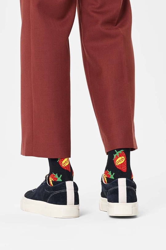 Ponožky Happy Socks Strawberry Fresh Sock P001506 námořnická modř AW24