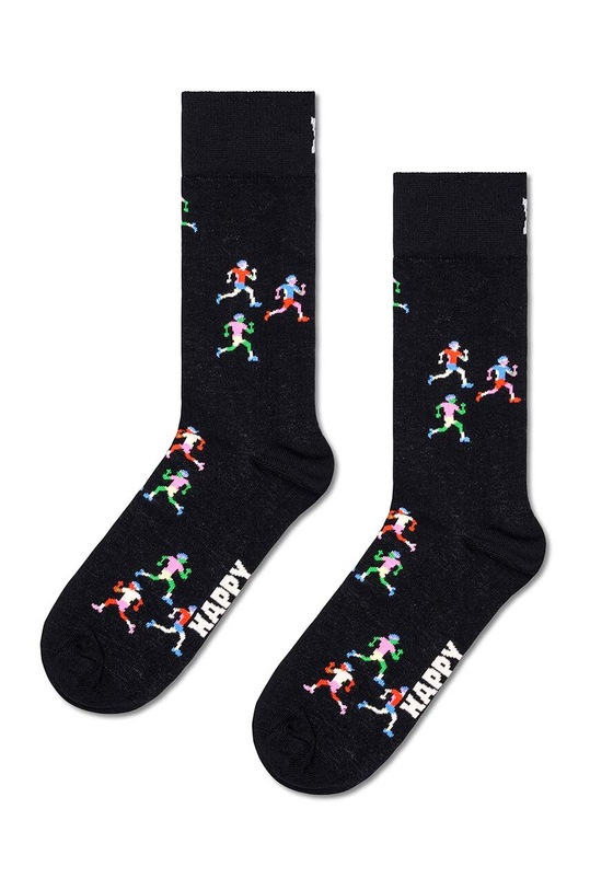 Happy Socks sosete Runners Sock sosete lungi negru P001512
