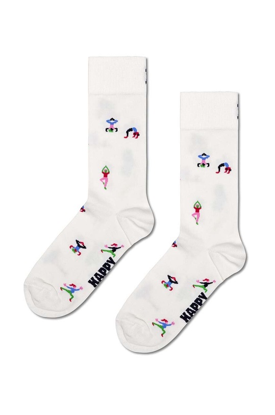 Happy Socks sosete Yogi Sock sosete lungi alb P001513