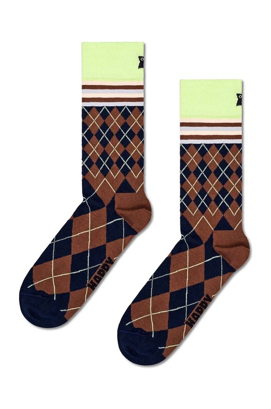 Happy Socks sosete Mixed Argyle Sock sosete lungi maro P001620