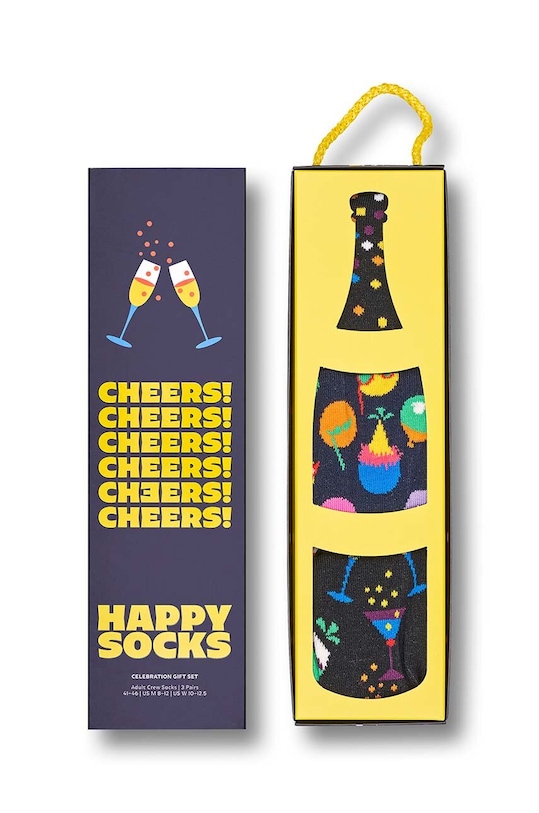 Happy Socks skarpetki GIFTBOX 3-pack skarpetki długie multicolor P001723