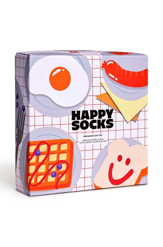 Ponožky Happy Socks 4-Pack Breakfast Gift Set P001725