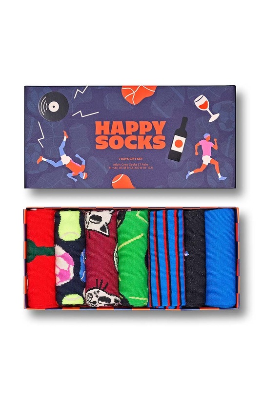 Happy Socks calzini 7-Pack 7 Days Gift Set P001726 multicolore AW24